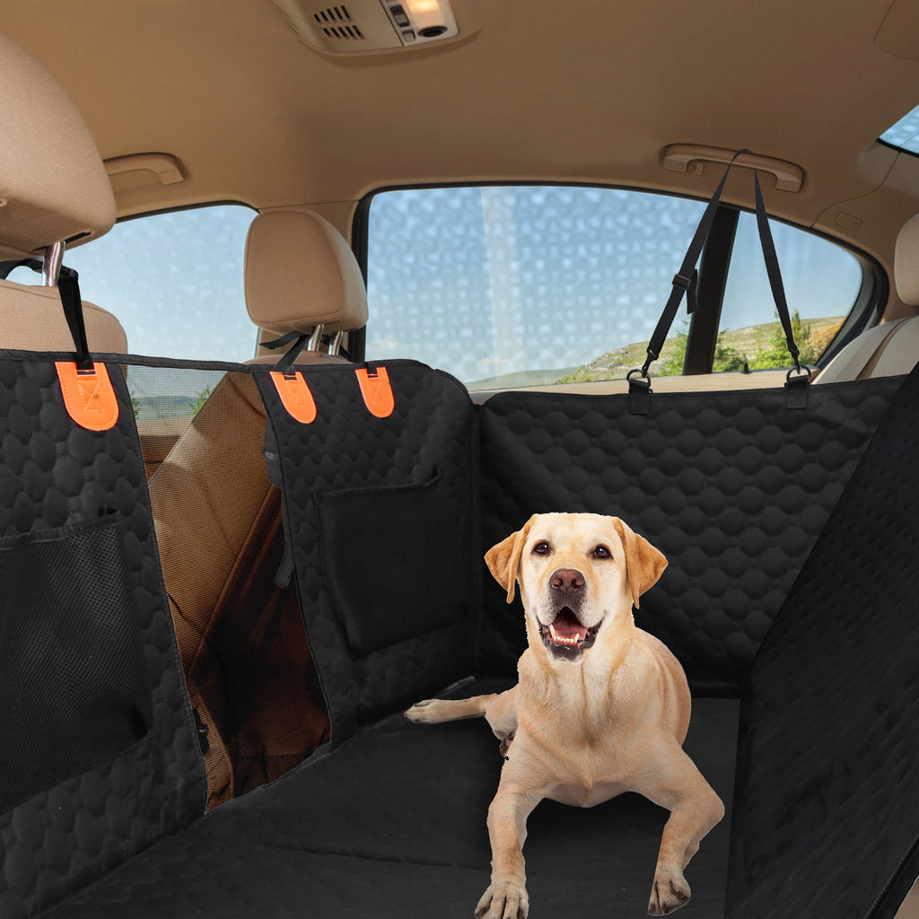 Waterproof 600D Oxford dog seat cover with mesh window